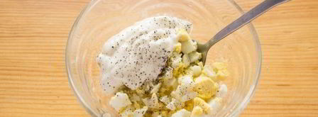 бутерброды с яйцом. Шаг 4