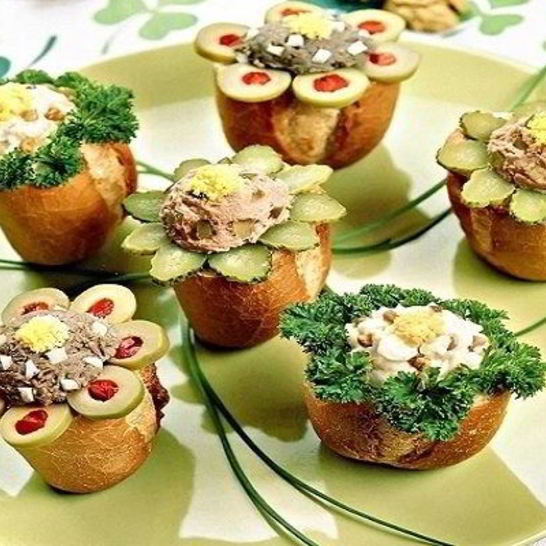 Рецепт бутербродов со шпротныма паштетома