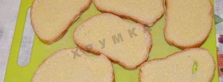 горячие бутерброды с грибами и сыром в духовке. Шаг 3