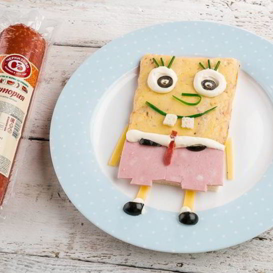 Рецепт горячих бутербродов с колбасой и сыром