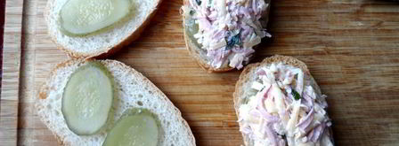 горячие бутерброды в духовке. Шаг 3