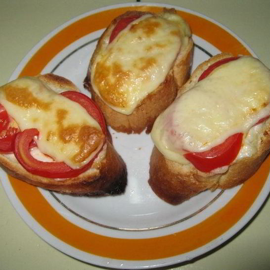 Рецепт горячих бутербродов в микроволновке