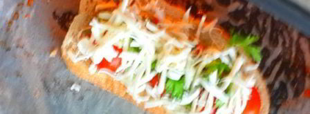 горячий бутерброд с помидорами. Шаг 5