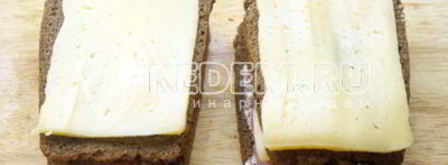 горячий бутерброд с сыром. Шаг 3