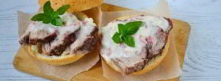 горячий бутерброд со свининой. Шаг 7