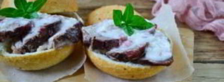 горячий бутерброд со свининой. Шаг 8