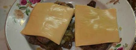 курица с печенью под ананасом и мясной бутерброд. Шаг 31