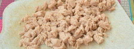 намазка для бутербродов с индейкой, шампиньонами и корейской морковью. Шаг 2