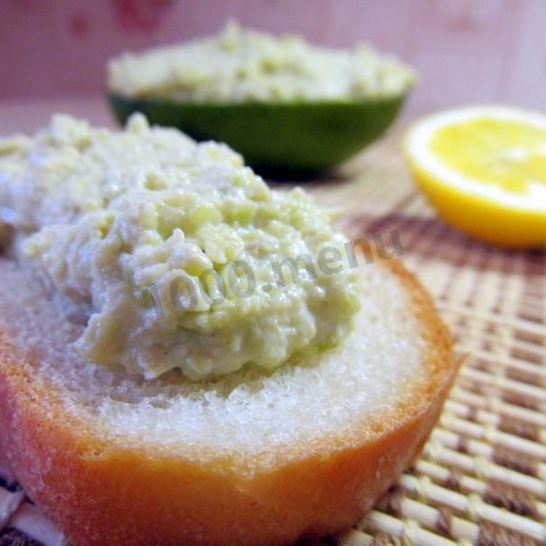 Рецепт пасты из авокадо для бутербродов