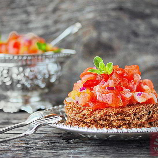 Рецепт праздничного бутерброда