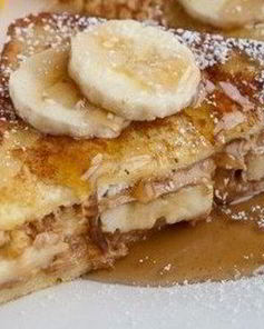 Шоколадный бутерброд с бананом