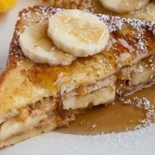 Рецепт шоколадного бутерброда с бананом