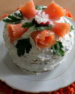 Шведский бутербродный торт