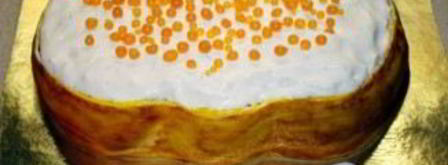 торт бутерброд с икрой. Шаг 9