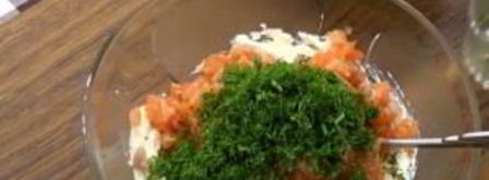 торт бутербродный с рыбой. Шаг 2