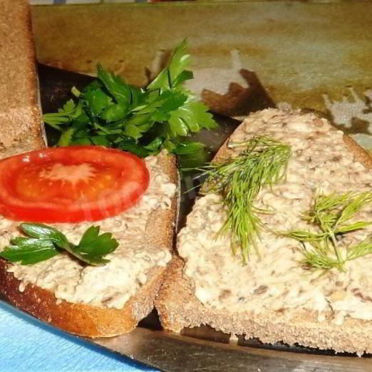 Вкусные бутерброды с грибами