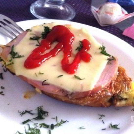 Рецепт жареных горячих бутербродов в льезоне