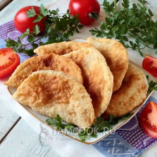 Рецепт чебуреков с капустой