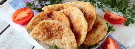 чебуреки с капустой. Шаг 12