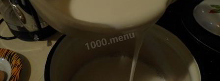 домашний сыр из молока и кефира. Шаг 3