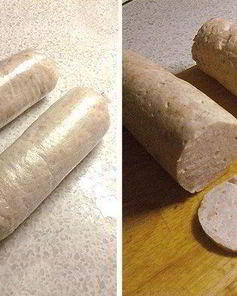 Домашняя вареная колбаса