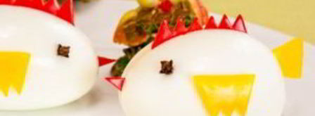 фаршированные яйца цыплята. Шаг 11