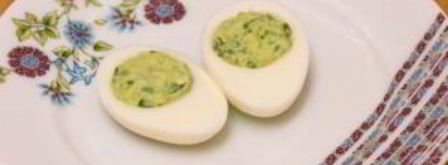 фаршированные яйца цыплята. Шаг 7