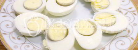 яйца фаршированные грибами. Шаг 4