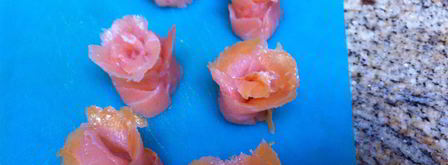 яйца фаршированные семгой. Шаг 3