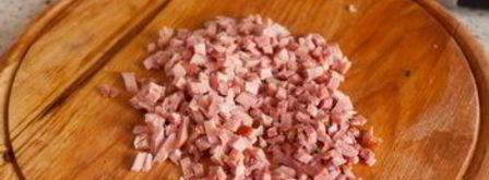 яйца, фаршированные ветчиной. Шаг 3