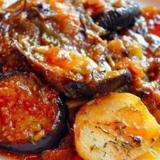 Рецепт грузинского аджапсандала из овощей