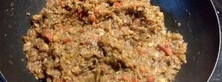 байнган бхарта — баклажанная икра по-индийски. Шаг 6