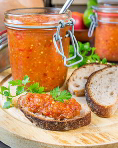 Баклажанно-перечная икра