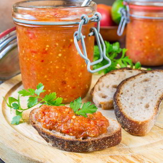 Рецепт баклажанно-перечной икра