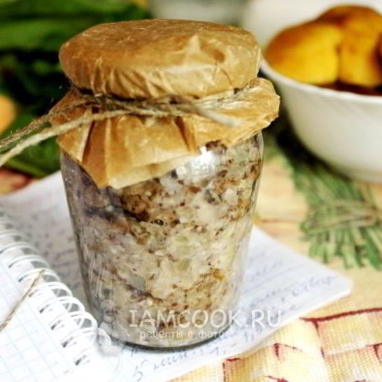 Рецепт грибной икры из маслят