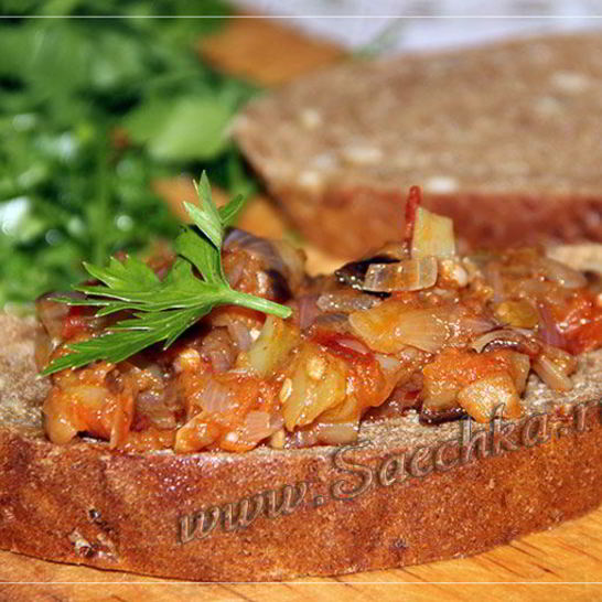 Рецепт икры баклажанной