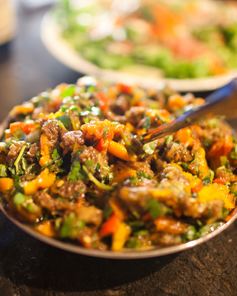 Икра из баклажан с болгарским перцем