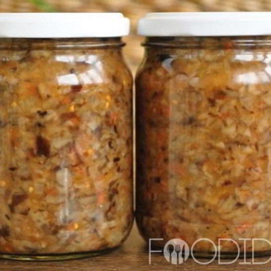 Рецепт икры из опят с помидорами