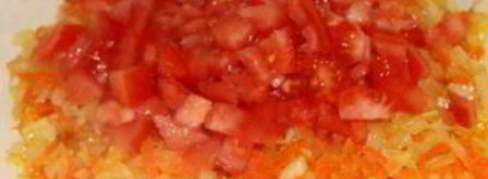 икра из опят с помидорами. Шаг 4