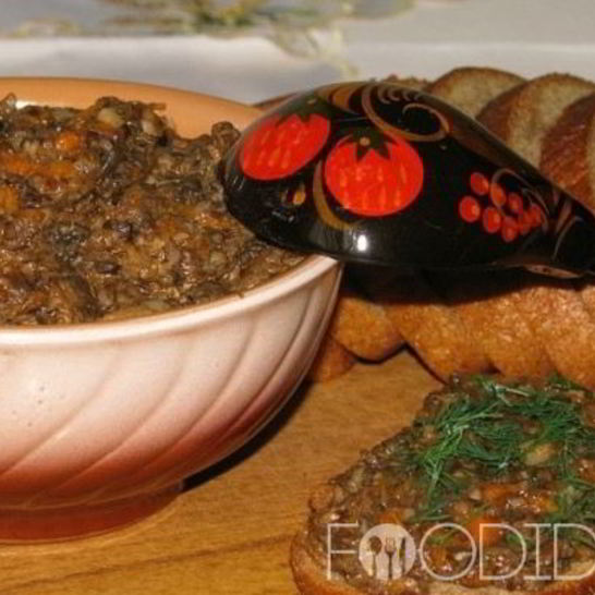 Рецепт икры из опят