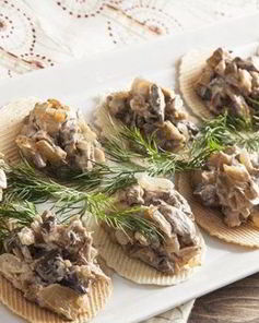 Икра из замороженных грибов