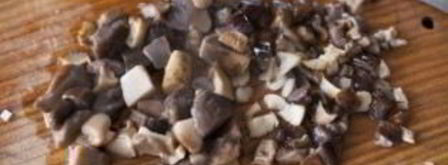 икра из замороженных грибов. Шаг 2