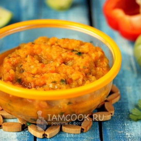 Рецепт икры из зеленых помидоров