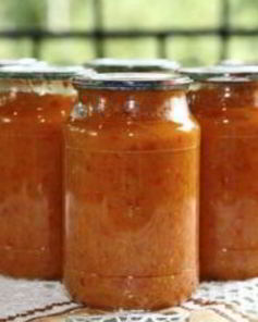 Икра кабачковая с помидорами