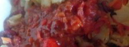 икра кабачковая с томатной пастой и чесноком. Шаг 7