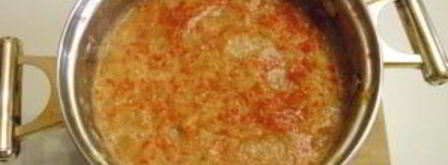 кабачковая икра с луком на зиму. Шаг 5