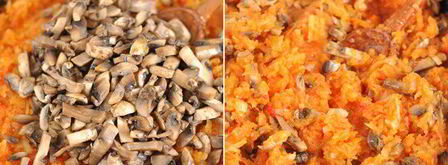 кабачковая икра с шампиньонами. Шаг 7