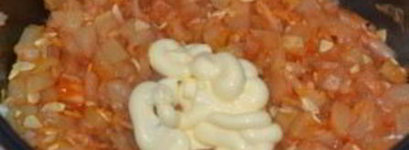 кабачковая икра в мультиварке с майонезом. Шаг 6