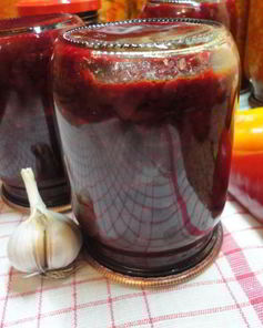 Свекольная икра с кориандром