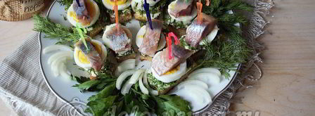 канапе с селедкой. Шаг 12